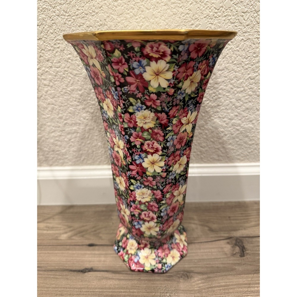 1999 Royal Winton "The Florence" Chintz Vase #410/ 2000